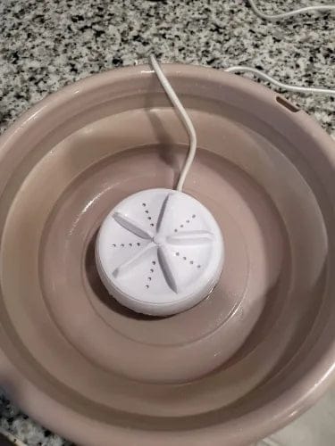 Portable Turbine Ultrasonic Washing Machine - (IMPORTED)