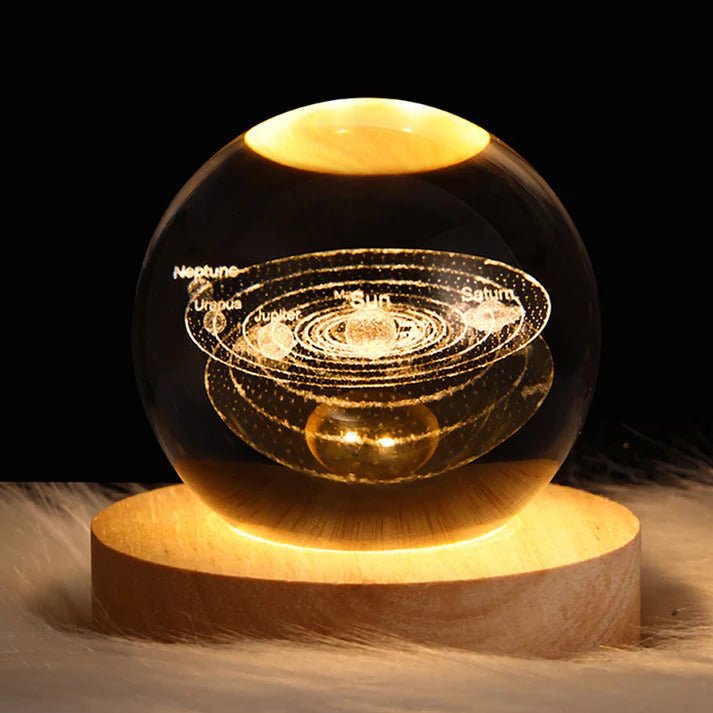 AstroSphere Crystal Lamp – Moon Lamp & Saturn Lamp