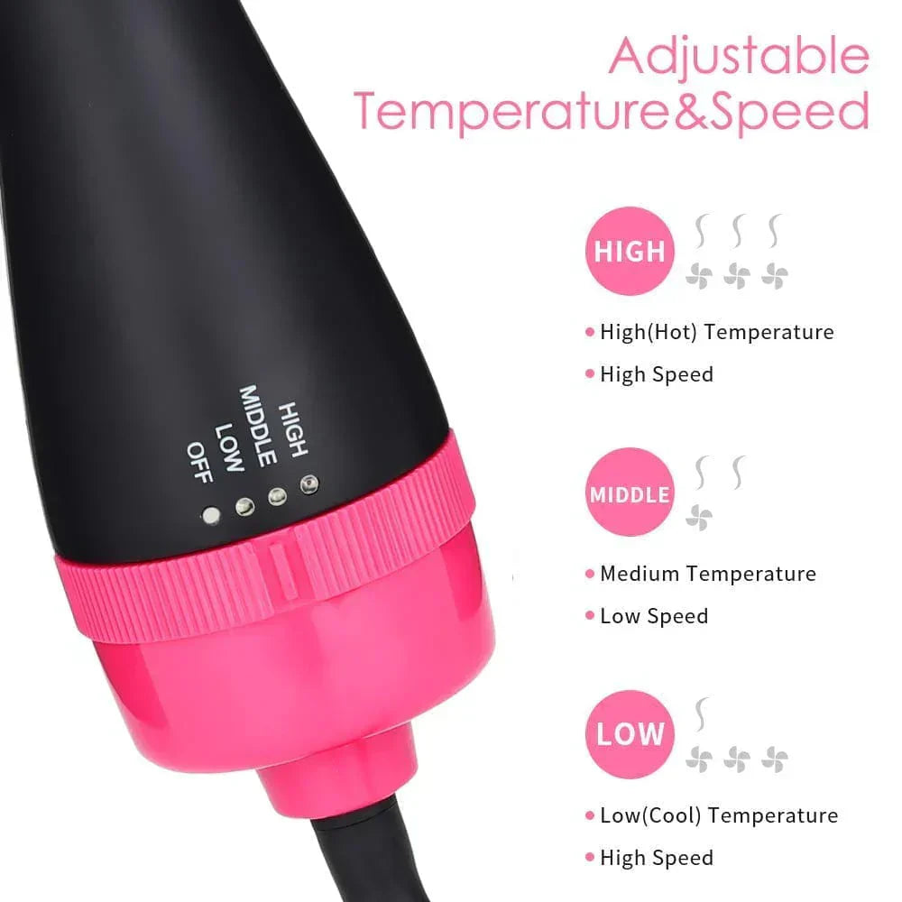 One step 3 in 1 hot air brush