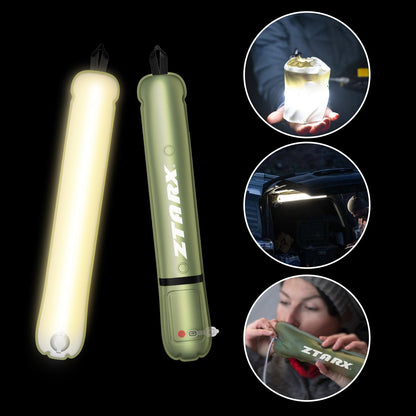 ZTARX Tube-S2.0 Solar & USB Charging Inflatable LED Tube: Versatile Lighting for Outdoor Adventures