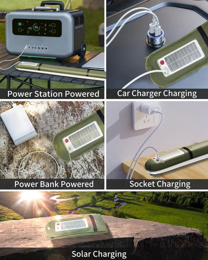 ZTARX Tube-S2.0 Solar & USB Charging Inflatable LED Tube: Versatile Lighting for Outdoor Adventures