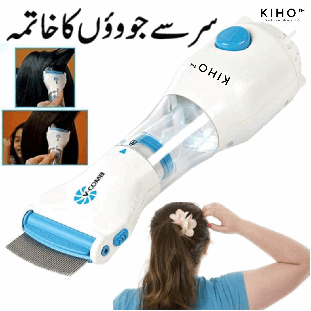 V Comb Head Lice Machine With 4 Filter 💇