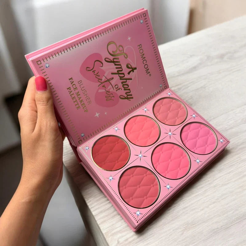 ROMCOM Dazzle in Every Glow – All-in-One Premium Glitter Makeup Gift Set | Eyeshadow, Blush, Highlighter, Lip Gloss & Complete Face Palette