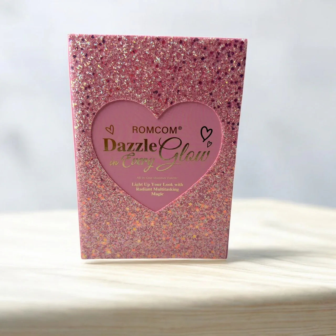 ROMCOM Dazzle in Every Glow – All-in-One Premium Glitter Makeup Gift Set | Eyeshadow, Blush, Highlighter, Lip Gloss & Complete Face Palette