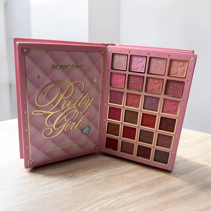 ROMCOM Dazzle in Every Glow – All-in-One Premium Glitter Makeup Gift Set | Eyeshadow, Blush, Highlighter, Lip Gloss & Complete Face Palette