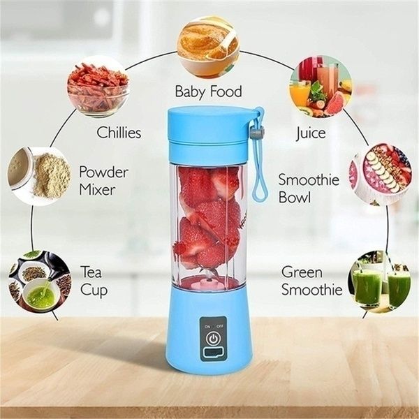 6X BLADES RECHARGEABLE JUICER BLENDER