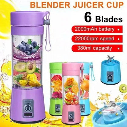 6X BLADES RECHARGEABLE JUICER BLENDER