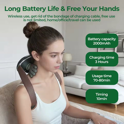 4D Shoulder Neck Massager With Heat