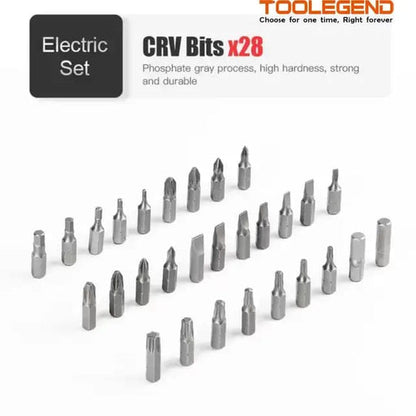 47PCS Cordless Electric Rechargeable Screwdriver Drill