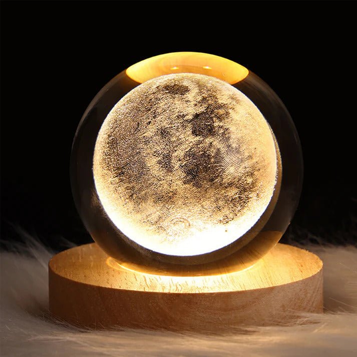 AstroSphere Crystal Lamp – Moon Lamp & Saturn Lamp