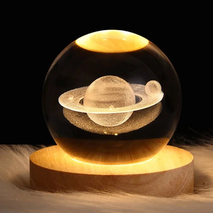 AstroSphere Crystal Lamp – Moon Lamp & Saturn Lamp