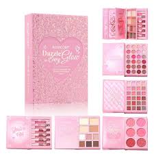 ROMCOM Dazzle in Every Glow – All-in-One Premium Glitter Makeup Gift Set | Eyeshadow, Blush, Highlighter, Lip Gloss & Complete Face Palette