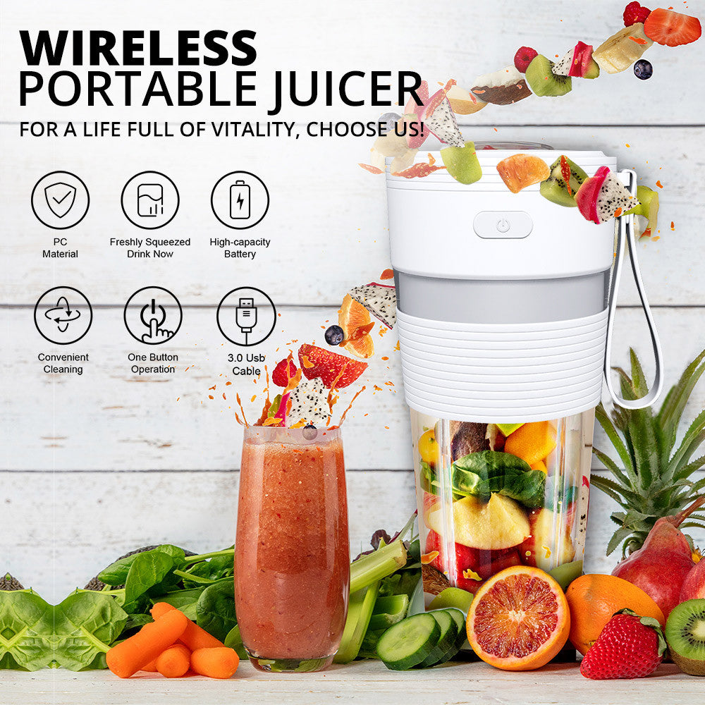 6X BLADES RECHARGEABLE JUICER BLENDER